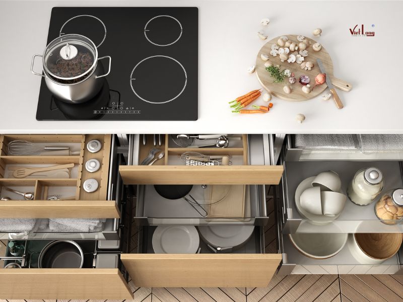 Tips thiết kế tủ bếp - Bí quyết cho căn bếp "chuẩn" tiện nghi 2 Vật liệu nên dùng cho tủ bếp