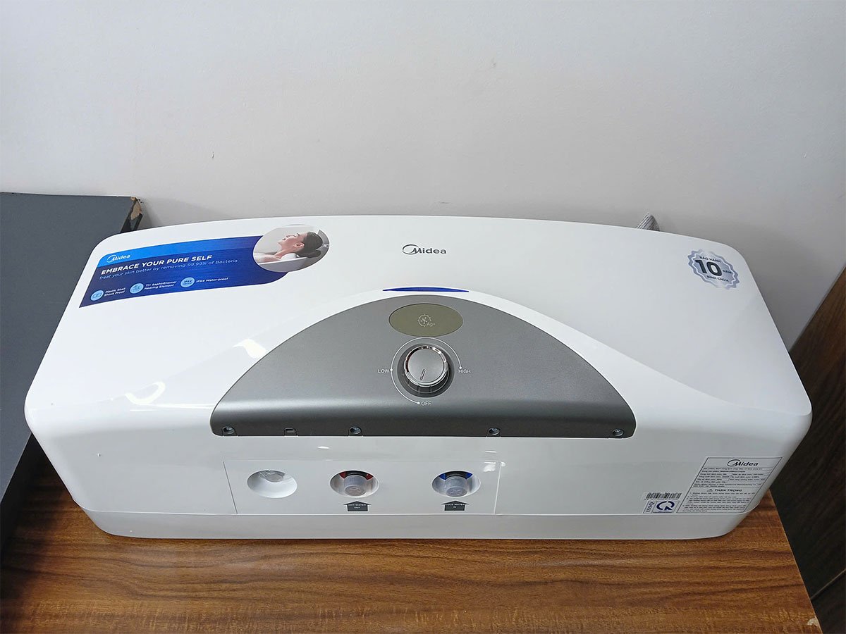 Midea MWH20-25MHA1 - Bình tắm nước nóng gián tiếp 20 lít 3 Midea MWH20-25MHA1 - Bình tắm nước nóng gián tiếp 20 lít - Hình ảnh 3