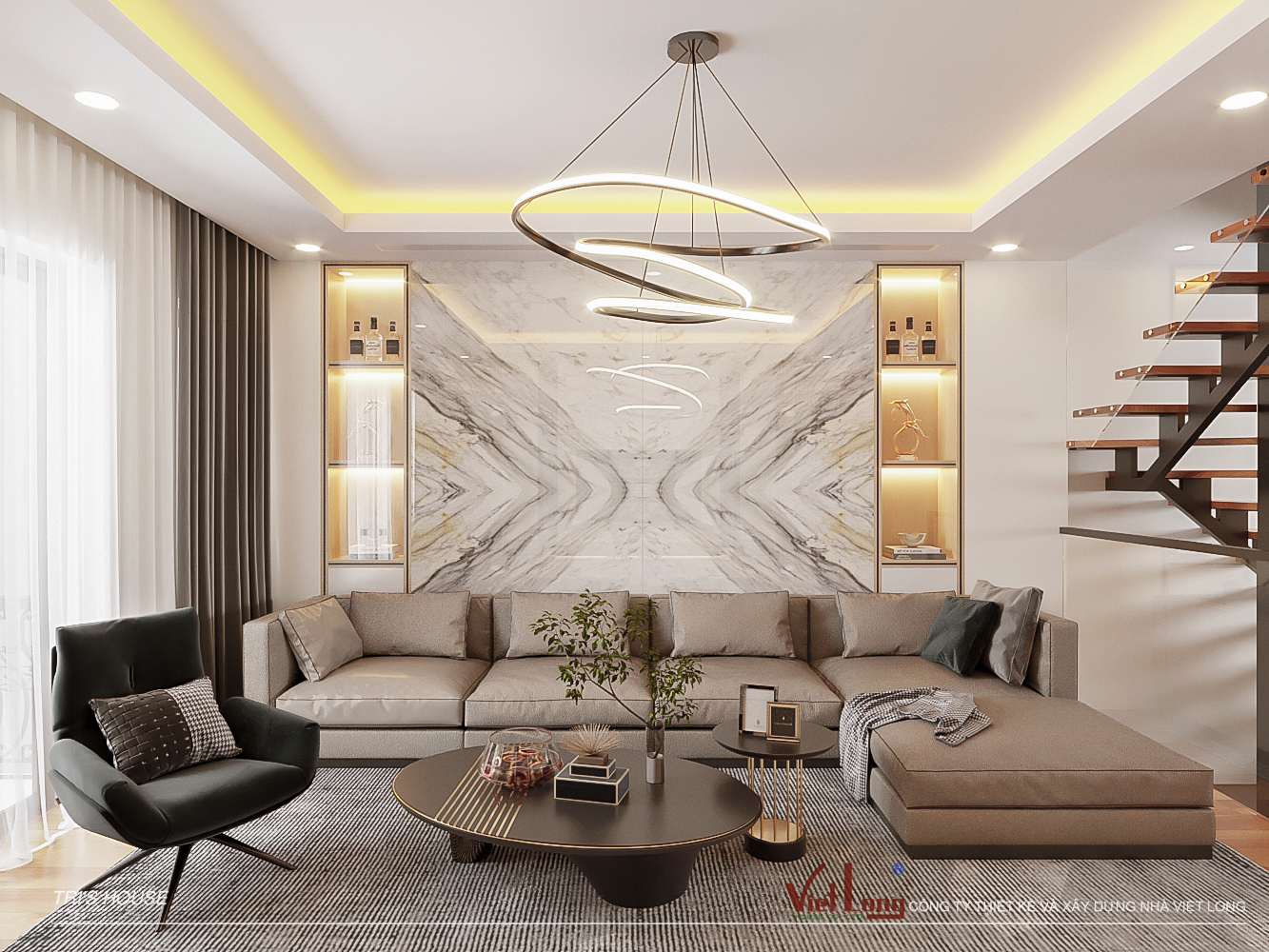Nhà Anh T: Đường Nét Kiến Trúc Đương Đại