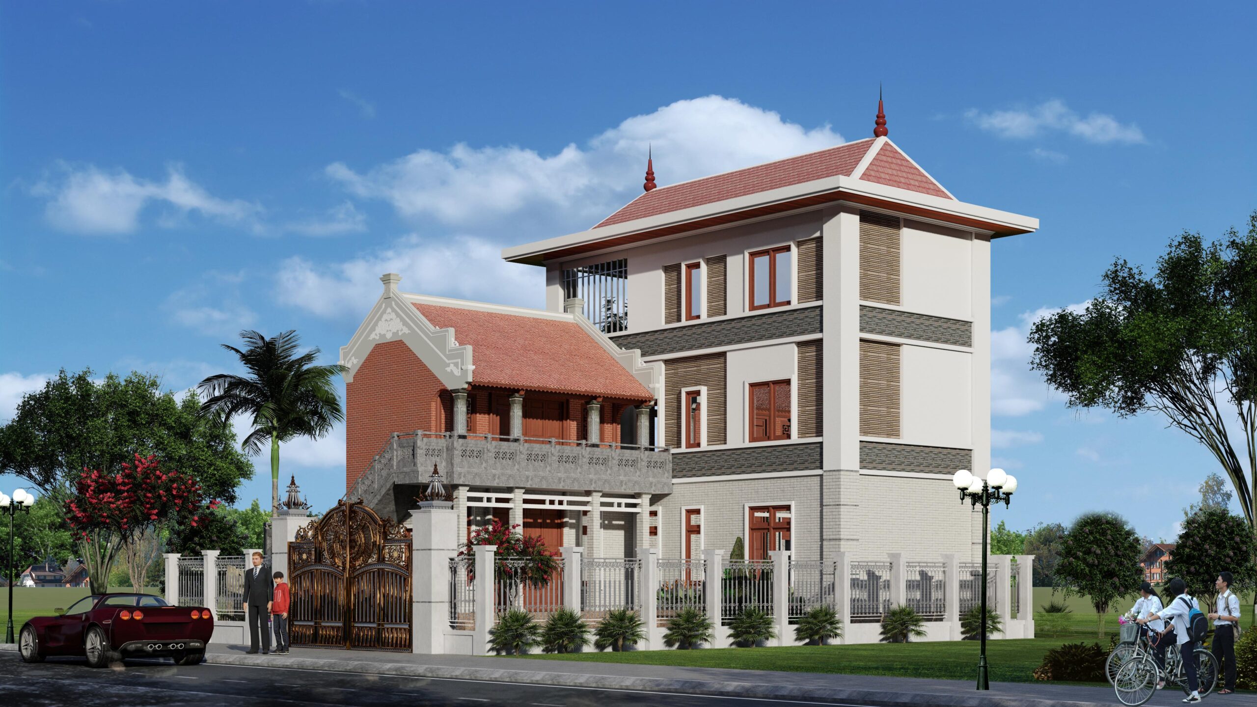 Biệt Thự Chú B: Dấu Ấn Kiến Trúc Riêng Biệt