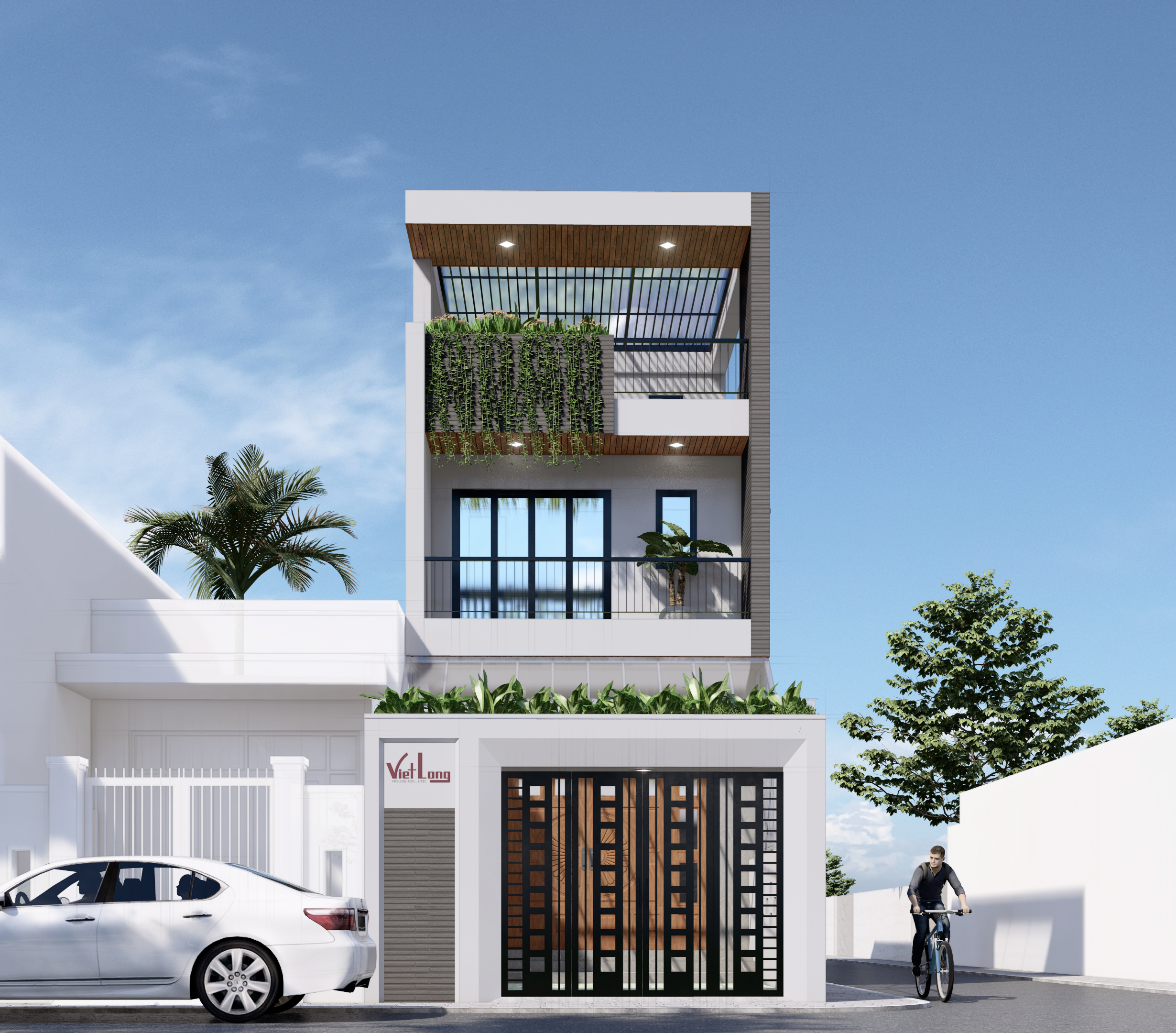 Nhà Phố Mr. T: Tinh Thần Kiến Trúc Đương Đại