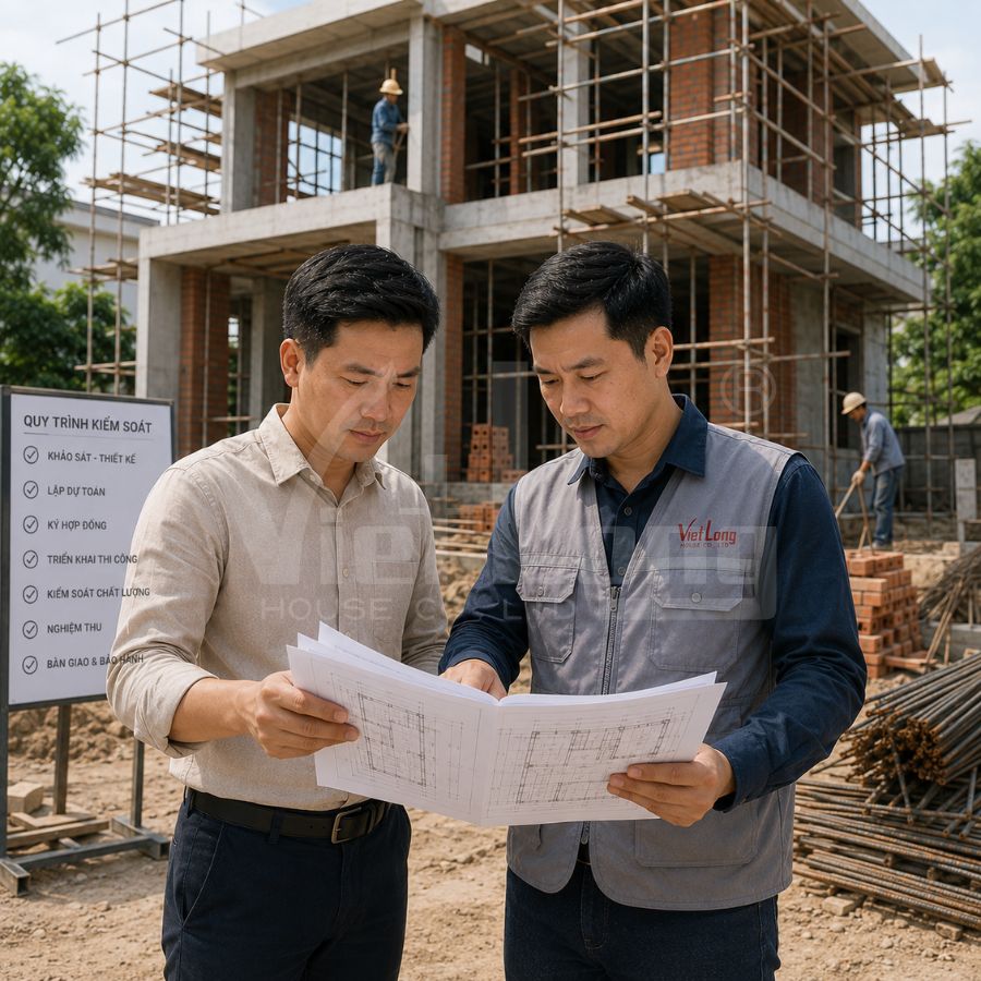 VietLong House triển khai bản thiết kế thành công trình có kiểm soát