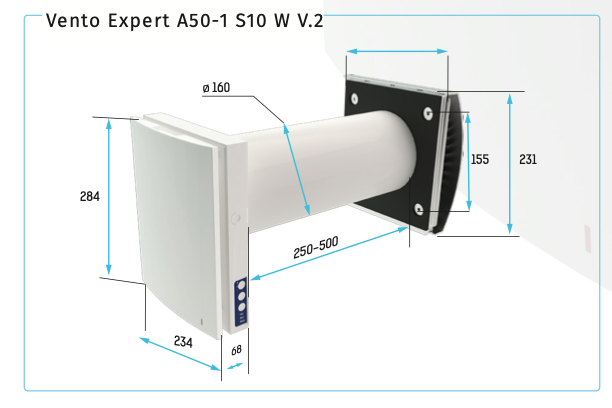 THÔNG GIÓ THU HỒI NHIỆT ĐƠN PHÒNG VENTO EXPERT BLAUBERG - Ảnh 6