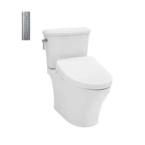 BÀN CẦU HAI KHỐI KÈM NẮP RỬA ĐIỆN TỬ WASHLET DÒNG S7 TOTO